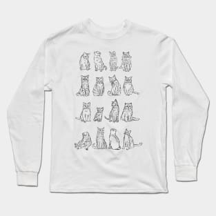 Taxonomy of Cat Breeds Long Sleeve T-Shirt